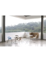 TIFFANY h 73 colonne ronde en acier inoxydable poli ou satiné base ronde pour table bar chalet restaurants glaciers