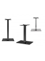 TIFFANY base h 73 in black stainless steel for table top chalet restaurant ice cream parlor
