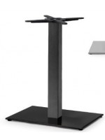 TIFFANY base h 73 in black stainless steel for table top chalet restaurant ice cream parlor