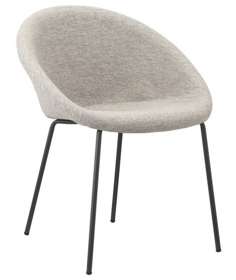 GIULIA POP choice color fabric and legs in anthracite metal chair design home or contract