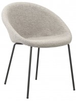 GIULIA POP choice color fabric and legs in anthracite metal chair design home or contract