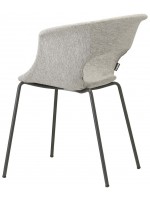 MISS B POP Wahl Farbe Stoff und Beine in Anthrazit Metall Stuhl Design Hause oder Vertrag