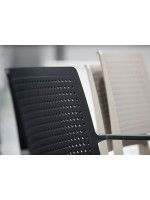 EMI con braccioli scelta colore sedia in tecnopolimero impilabile per interno o esterno casa bar ristoranti