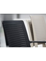 EMI Technopolymer Stuhl mit Armlehnen Farbwahl stapelbar für innen oder außen