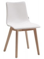 NATÜRAL ZEBRA POP Wahl Farbe natürlichen oder gebleichten Buche Beine oder Wenge Stuhl Design