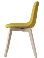 NATÜRAL ZEBRA POP Wahl Farbe natürlichen oder gebleichten Buche Beine oder Wenge Stuhl Design