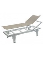 TAHITI design stackable sunlounger in various colors for seaside resorts poolside beaches