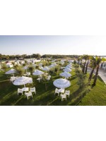 COCCOLONA technopolymer armchair color choice and fireproof technopolymer linen color for garden bar