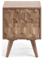 OTTONE meubles en bois sculpté table de chevet design maison