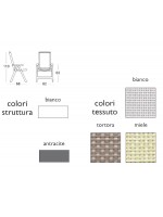 ESMERALDA LUX Silla plegable color elección 5 posiciones con cerradura