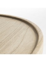 DEAL round table 80 cm diameter in bleached wood
