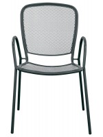 JEM painted aluminium Stackable chair bar residence hotel restaurant bed and breakfast chalet