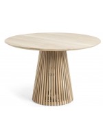 DAVIS Teak Holz Design Haustisch