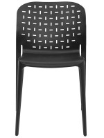 DAKAR choice color polypropylene chair home kitchen bar terrace garden