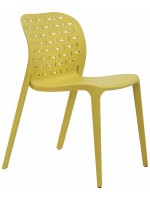 DAKAR choice color polypropylene chair home kitchen bar terrace garden