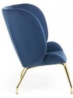 CARIN Samt Design Sessel