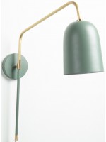 NOLAN metal wall lamp with swivel arm