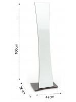 ODISSA floor mirror with clothes hanger