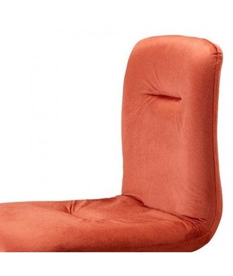 ALICE POP gambe in acciaio antracite in velluto scelta colore o ecopelle beige o in velluto ignifugo sedia casa e contract