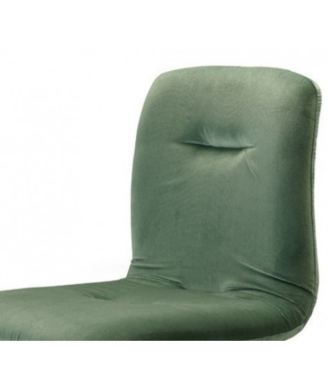 ALICE POP in ottone satinato e velluto scelta colore o in velluto ignifugo sedia casa e contract