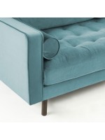 DELICIUS scelta colore in velluto divano 3 posti design casa