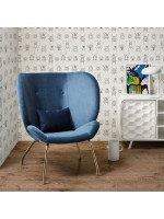 CARIN velvet design armchair