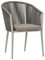 FERA Fauteuil empilable synthétique pour terrasses extérieures jardin Bar à l'hôtel restaurant chalet