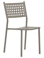 ELVIS choice color Stackable chair in polypropylene for frozen yogurt bar outside hotel restaurants