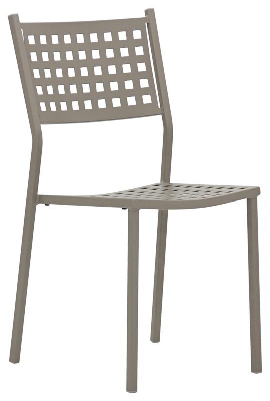 Sedia POLTRONCINA Fiona con BRACCIOLI IMPILABILE in Metallo Ferro da Esterno Giardino TERRAZZO Patio Bar Ristorante 