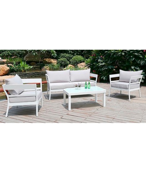 LIBI set polypropylene lounge for outdoor garden terraces hotel chalet bar restaurants
