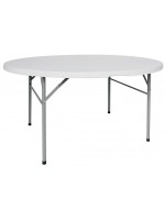 IMOLA Table pliante 120Ø ou 154Ø ou 183Ø pour bars restaurants cafés et cafés à la maison ou à la maison