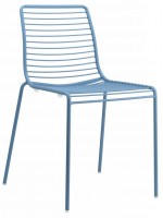 SUMMER scelta colore sedia in acciaio zincato per casa o bar ristoranti interno o esterno