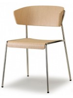 LISA WOOD choice finishes home or contract design armchair