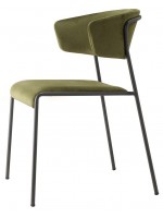 LISA WOOD choice finishes home or contract design armchair