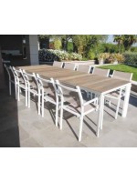 EMINEM extendable aluminum table for garden terraces residence hotel bar restaurants contract