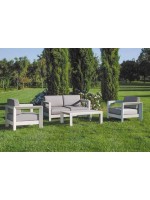 CHACE living room set in aluminum color choice for outdoor garden terraces hotel rooms