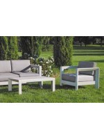 CHACE living room set in aluminum color choice for outdoor garden terraces hotel rooms