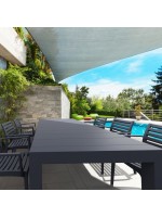 AMNESY elección de colores y tamaños mesa extensible de polipropileno para terrazas ajardinadas residencias restaurantes chalets