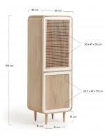 ENTOSA armoire en bois naturel