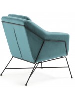 LORE in trendigem Design-Sessel aus Samt oder Stoff