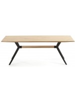 SAN FRANCISCO 160x90 solid wood bleached oak solid wood fixed table