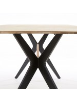 SAN FRANCISCO 160x90 solid wood bleached oak solid wood fixed table