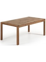 AFHAIL extensible table 180x90 all 230 cm or 200x100 all 280 cm fixed in aged oak