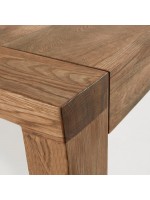 AFHAIL ausziehbarer Tisch 180x90 alle 230 cm oder 200x100 alle 280 cm in gealterter Eiche