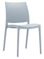 ISA chaise en polypropylène au choix de couleur pour les terrasses de jardin résidence chalet empilable restaurants