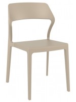 BRICCA color choice polypropylene chair for garden terraces residence stackable chalet restaurants