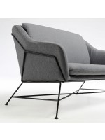 BRILA Elección del color en un sofá de tela Diseño moderno de 2 plazas