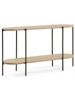 MORGAN 140x40 in solid mango wood design console