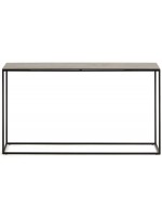 MALMO console 110x30 with porcelain top and steel structure