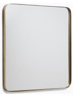 COPENAGHEN 60x60 en espejo de metal dorado con contrato para el hogar